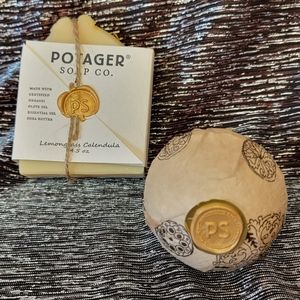 Potager Lemongrass Soap & Bathbomb.